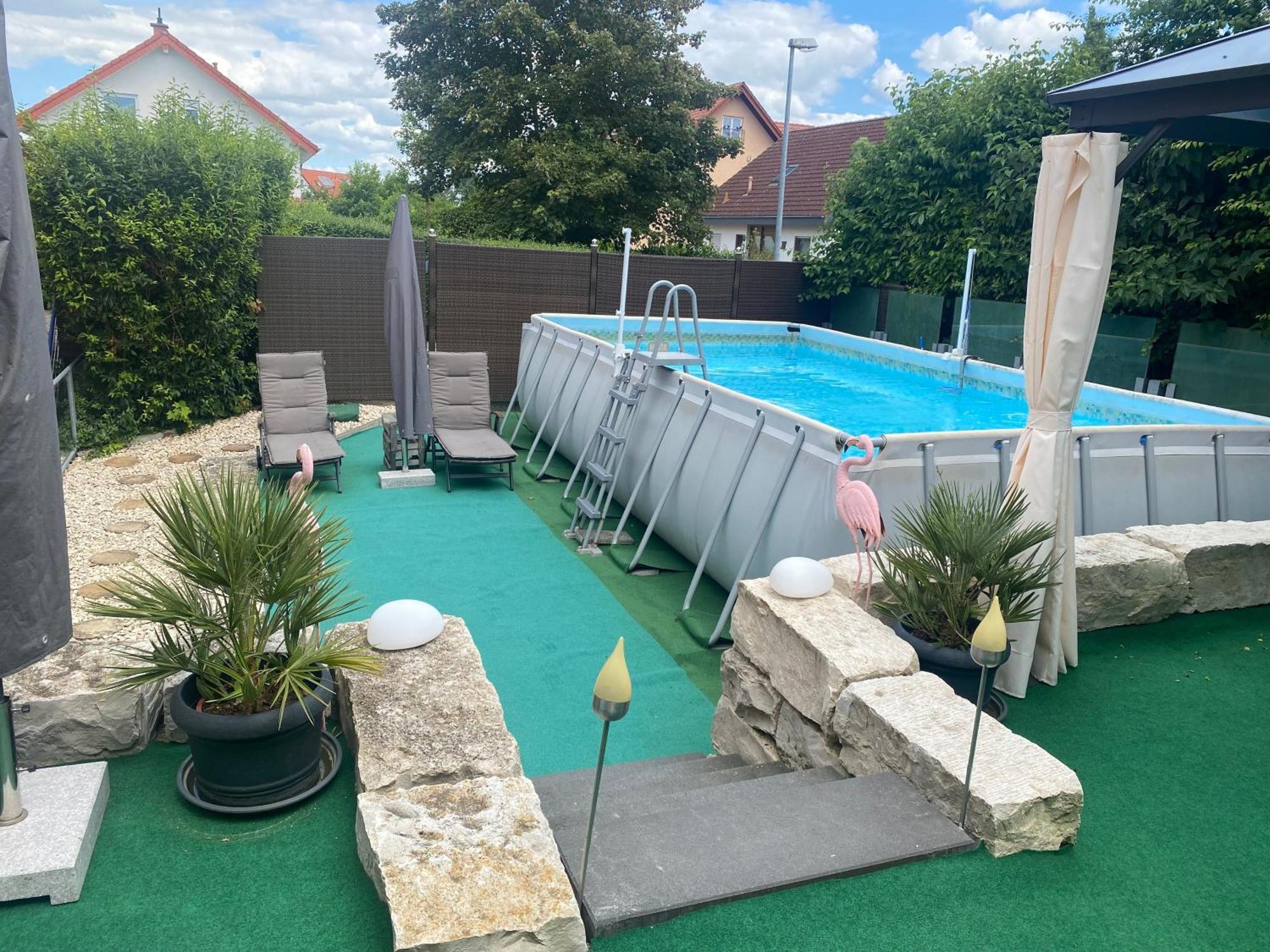 Ferienwohnung Am Backhausgarten Flonheim Bagian luar foto